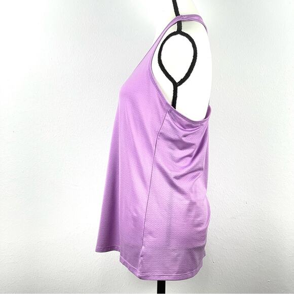 Marika Tek Lavender Dry-Wik Performance Wear T-Strap Racerback Tank Top - Large - Picture 5 of 9